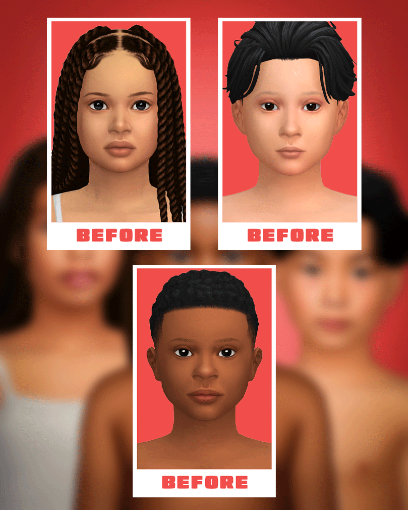 Галерея мода Набор скинов для детей Skin Set #1